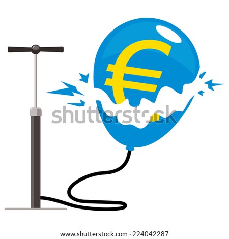 euro balloon burst with pump