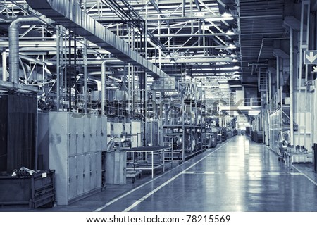 toned shot of industrial background