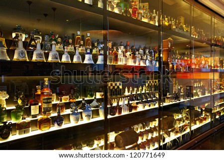 EDINBURGH, SCOTLAND - JULY 10:  Diageo Claive Vidiz collection, the largest Scotch Whisky collection in the world on July 10, 2012 in Edinburgh, Scotland, UK