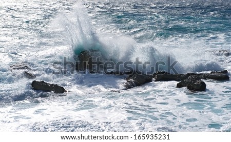 Huge wave explosion effect, big wave close up, storm in the sea, contrast  photo, wavy sea, beautiful big wave explosion, stormy day, stormy ocean, waves, weather