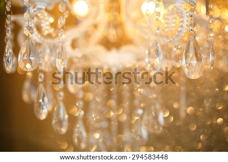 crystal lamp details