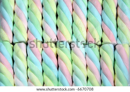 marshmallow rainbow