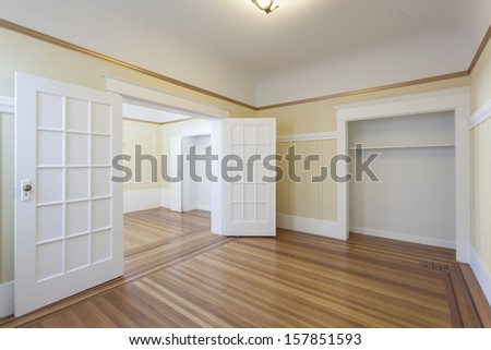 An empty studio apartment An empty studio apartment