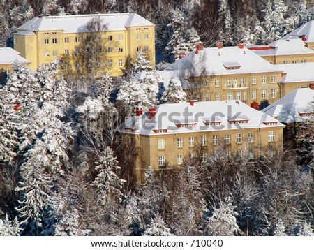 Winter homes in Helsinki, Lapland, Finland, Europe