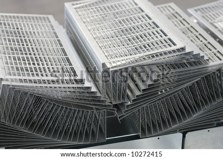 Industrial metal sheet product - used for manufacturing and heavy industry