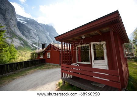 Typical country house - hytte, Norway, Europe