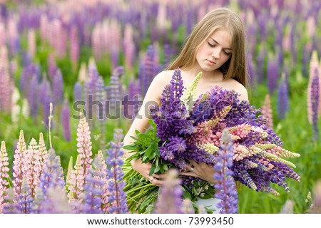 lupin bouquet