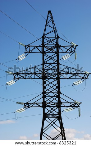 This is a power tower for transportation electricity