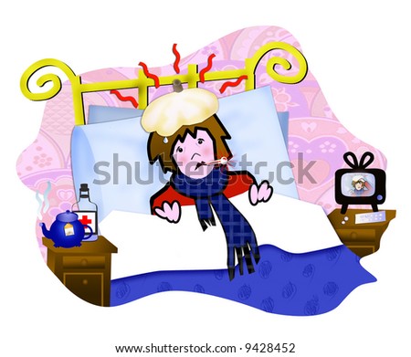 Cartoon Girl Bed