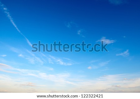 Clouds In The Blue Sky
