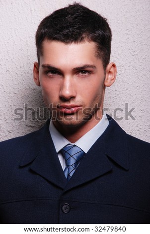 Male model in suit
