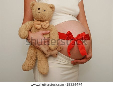 pregnant belly. stock photo : Pregnant belly