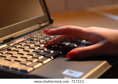 Laptop user