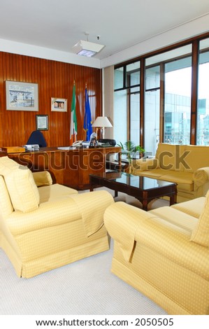 Corporate Office Suite with plush armchairs