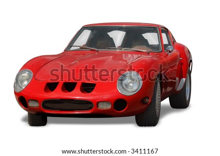 stock photo Vintage Ferrari GTO