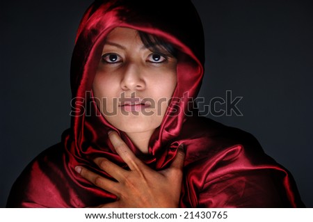 Muslim Veiled model