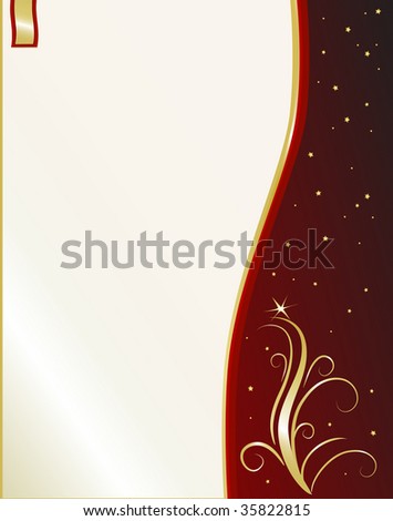 formal letterhead. photo : Festive and formal