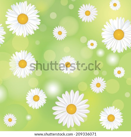 Flower summer  background. Seamless floral pattern
