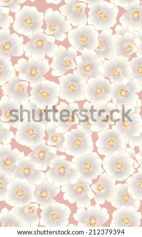 Flower seamless background. Flower rose pattern. Floral seamless texture with flowers tulips. Flourish wallpaper