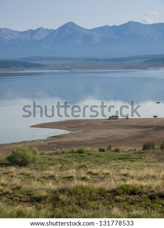 The Taylor Park Reservoir is a body of water created by the Taylor Park Dam, which dams the Taylor River of Colorado, United States.
