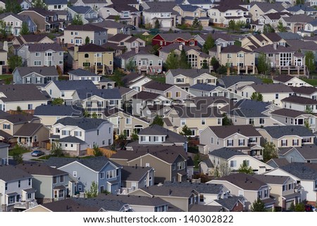 Typical american suburban development.