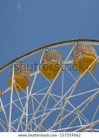 Ferris wheel at the Elitch Gardens Theme Park in Denver, Colorado.