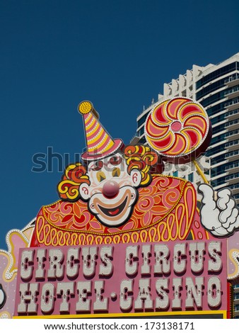 Las Vegas, Nevada-October 28, 2011: The Circus Circus hotel in Las Vegas, Nevada.