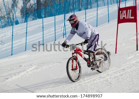 Vail, Colorado-February 2012: 2012 Winter TEVA Mointain Games.