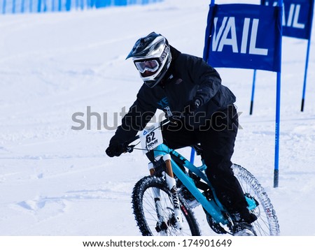 Vail, Colorado-February 2012: 2012 Winter TEVA Mointain Games.