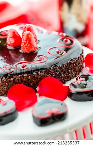 Chocolate beer and wine pairings. Flourless Cake with Zinfandel wine for Valentines day.