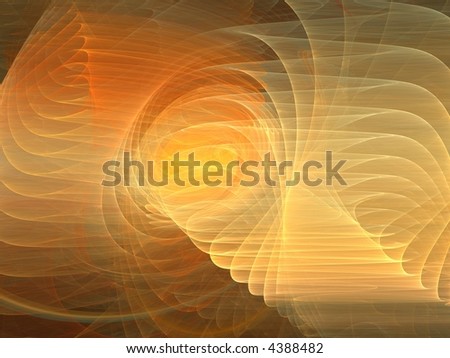 orange and yellow flame fractal background