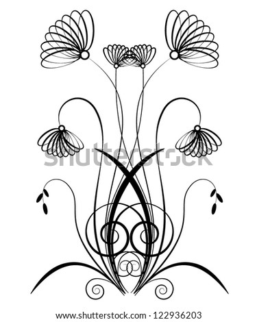 Floral background Beauty floral illustration Floral background Beauty floral illustration
