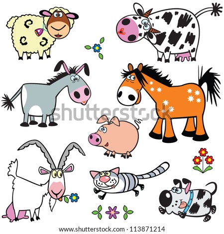 Farm Animals Vector