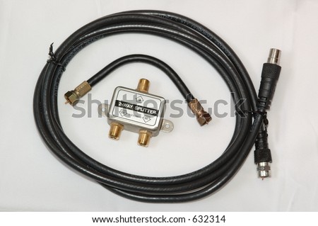Ethernet Cable Splitter on Cable Splitter   Cable Patch Cord Stock Photo 632314   Shutterstock