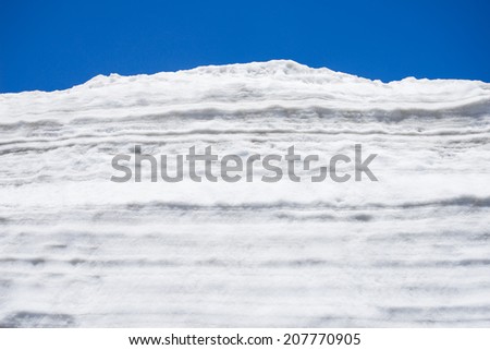Snow wall at Tateyama Kurobe Alpine Route, Japan destination travel