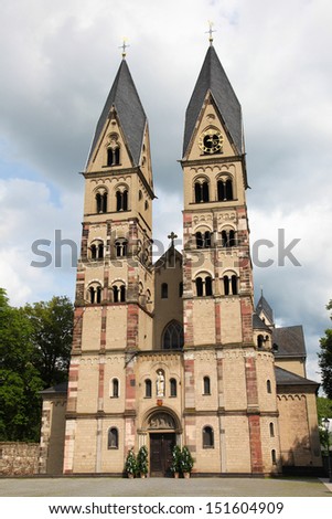 The Basilica of St. Castor is the oldest church in Koblenz in the German state of Rhineland Palatinate, close to the Deutsches Eck.