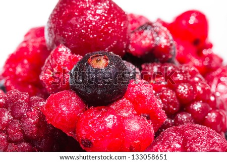 frozen wild berries