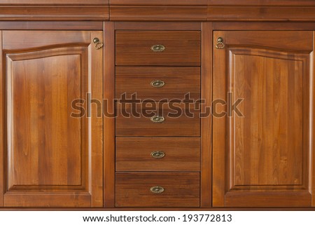 Wood furniture closeup perfect for backgrounds
