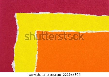 colorful torn paper