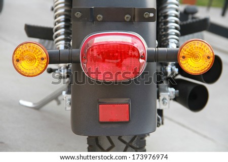 Motorcycle tail lights
