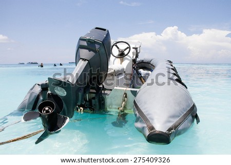 Transport theme-Inflatable boat