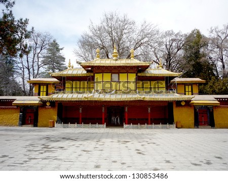 Norbulingka(summer palace of dalai lamas),Lhasa, Tibet, China