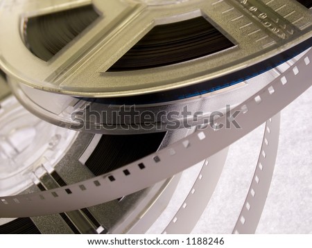reels of film. stock photo : film reels