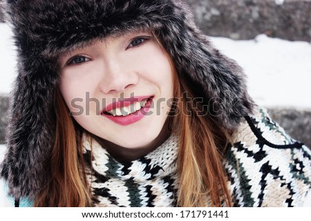 Winter girl or Winter fashion