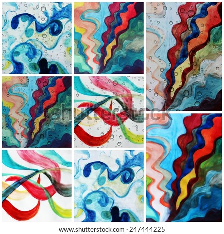 Curves lines and colorful lines backgrounds or Creative backgrounds for web