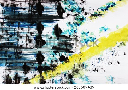 Black and yellow abstract art, Creative background