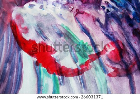 Red and blue abstract background