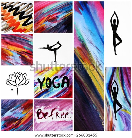 Yoga backgrounds or Creative backgrounds, Yoga symbols, Lotus
