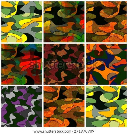 Interesting backgrounds, Colorful abstract art, Military background