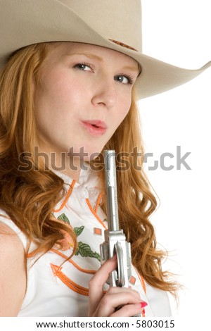 Sexy Cowgirl on Sexy Cowgirl Stock Photo 5803015   Shutterstock